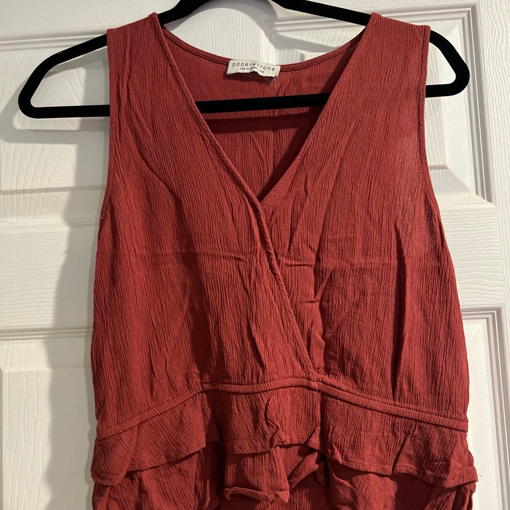 Pink Cropped Tank